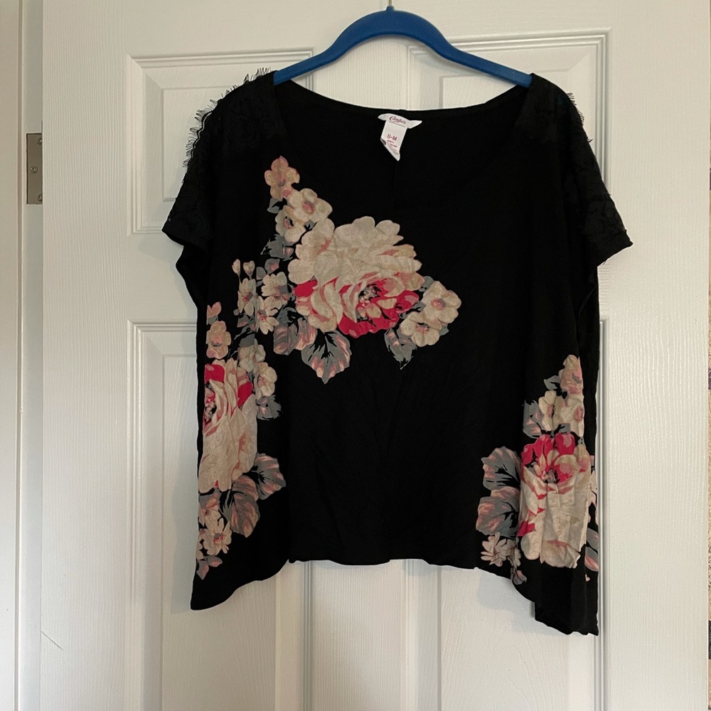 Candie’s Oversized Off the Shoulder Top